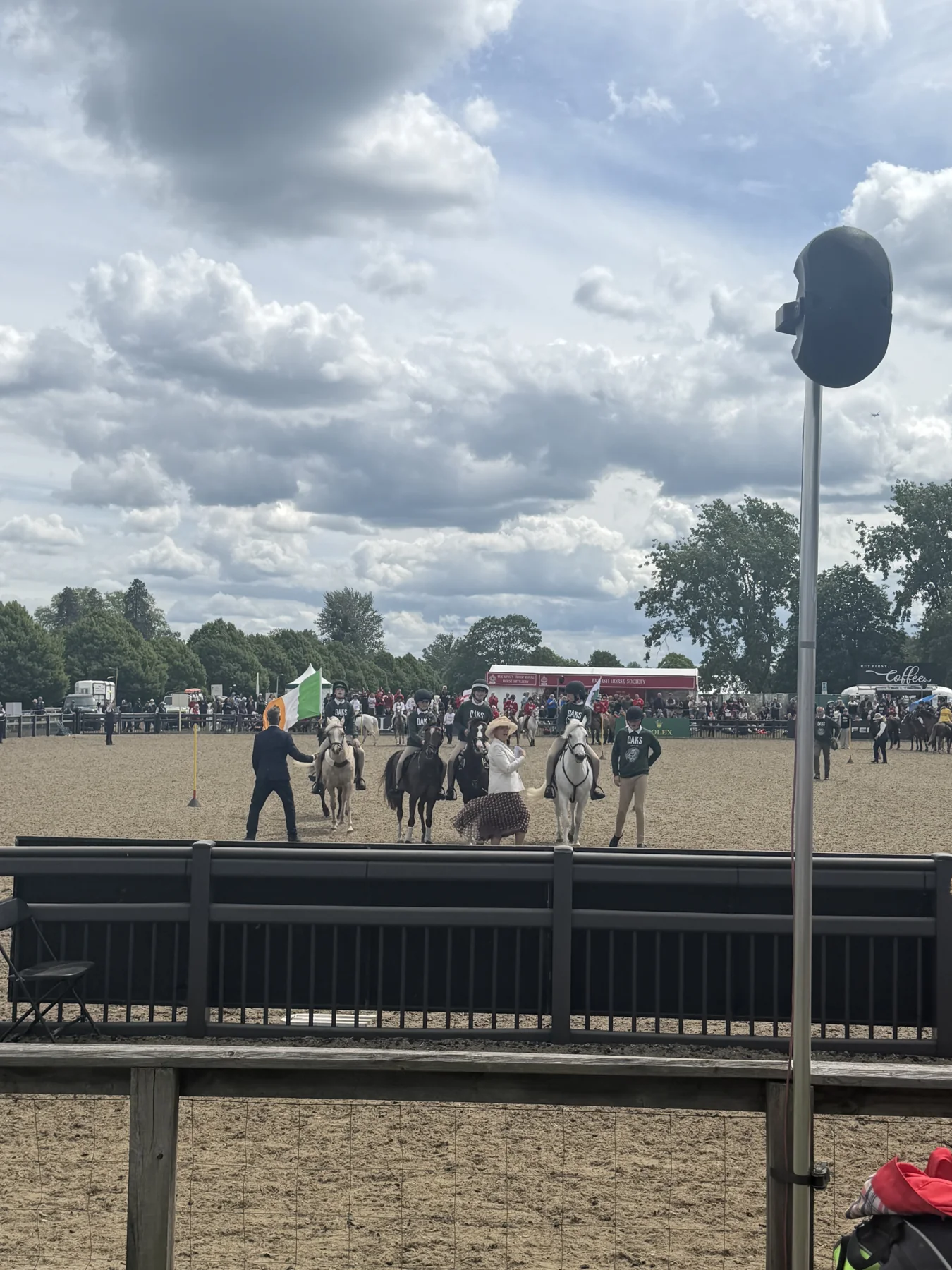 Mounted games action in the main arena